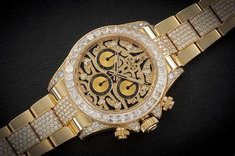 rolex diamond watch set